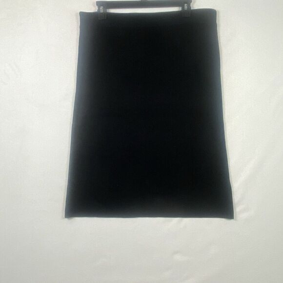 Banana Republic Dresses & Skirts - Banana Republic Women’s Large Black Knit Pull-On Pencil Skirt Stretch Midi